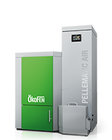 bspc Pellematic Air Pellematic Air La chaudière à granulés à air pulsé. Pour les entrepôts, salle multi-activité, serres, maison individuelle. Puissances : 21 à 30 kW