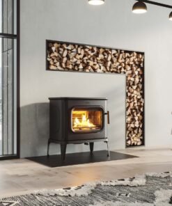 bspcpoele poele à bois saga 301 - installation clé en main