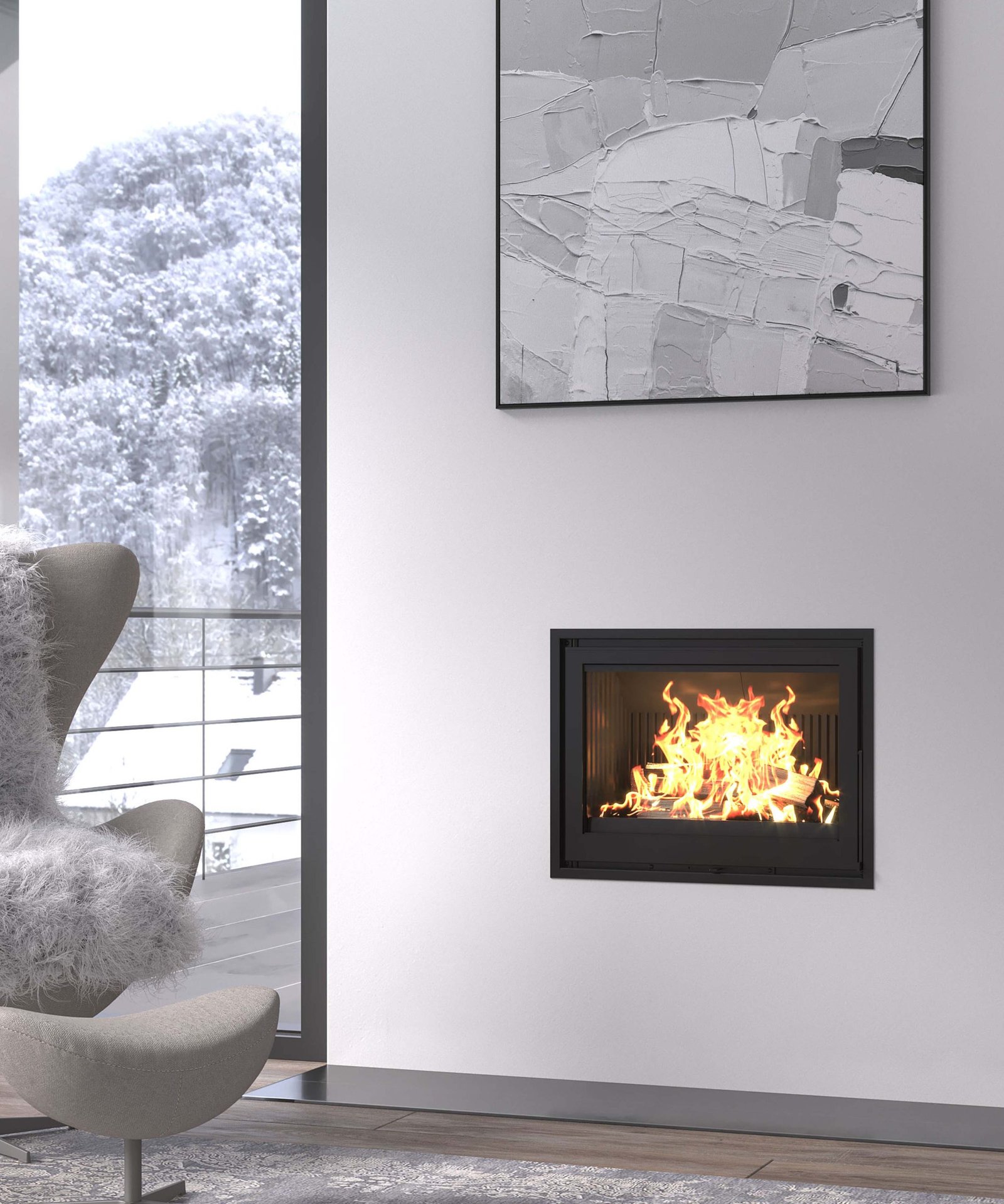 bspcpoele insert à bois à haute performance