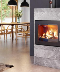 bspc La gamme XS Stone Box est la nouvelle génération de poêles cheminée à accumulation design de LORFLAM.